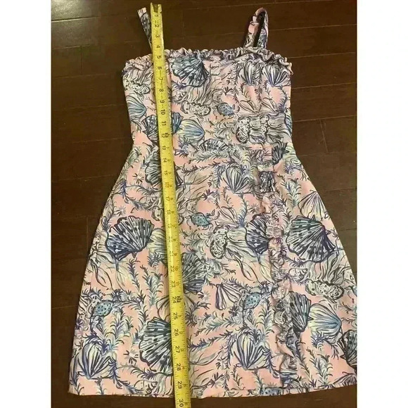 Lilly Pulitzer Mini Dress Romper Floral Magnolia Lilac One Piece Zenon 00 XS XXS - Picture 14 of 16
